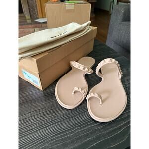 NIB Carmen Sol Maria Flat Jelly Sandals Made in Italy Sz. 11